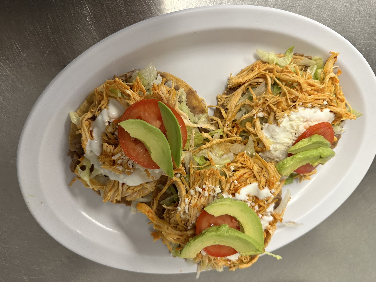 Fresh Mexican dish served at La Gordibuena